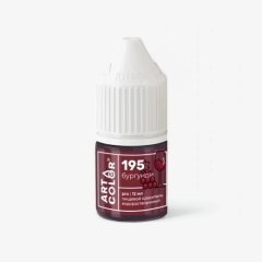 Краситель пищевой гелевый водорастворимый Art Color "Pro Бургунди 195" 12 мл 