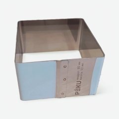 Форма металлическая для выпечки Квадрат PEKU H5 W8 см КВ5/8/8